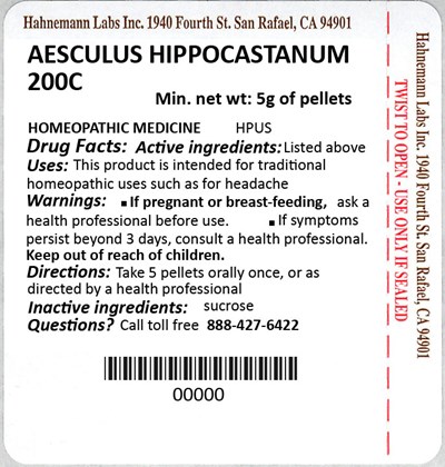 Aesculus Hippocastanum 200c 5g (Aesculus Hippocastanum 200c 5g)